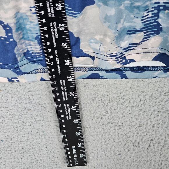 Huk Refraction Fish Fade Shirt Mens M Blue Pursuit Pattern Performance H1200368 - Picture 3 of 7